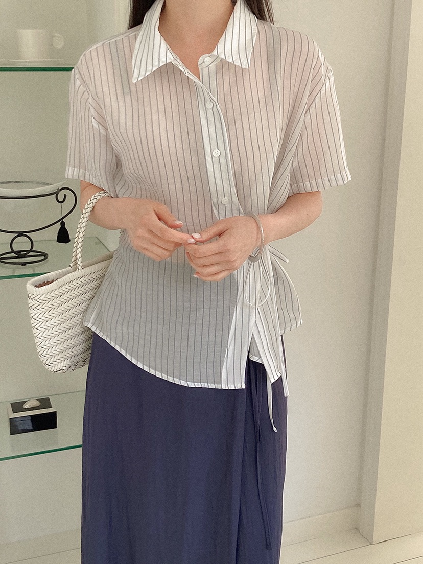 BLOWING韓國東大門代購女士新品熱賣人氣休閑26夏季襯衫蕾絲衫BLOWING-2件起襯衫/蕾絲衫