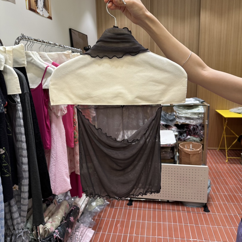 EEE東大門實拍女士新款26春夏真品人氣休閑推薦吊帶背心露背EEE吊帶/背心