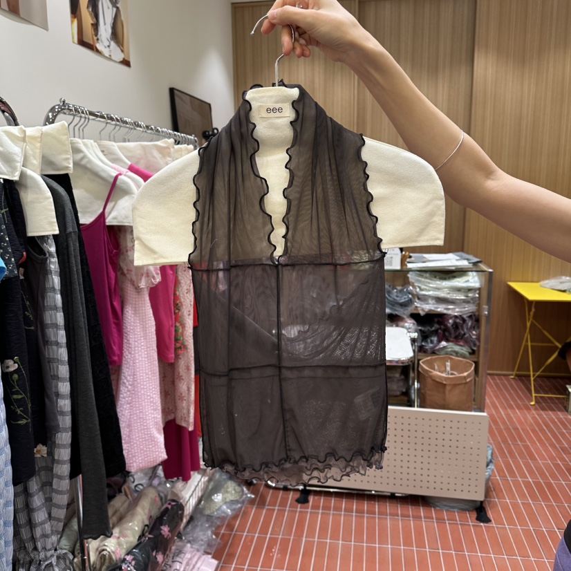 EEE東大門實拍女士新款26春夏真品人氣休閑推薦吊帶背心露背EEE吊帶/背心圖色4