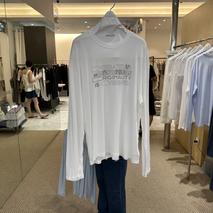 ARTISANAL東大門實拍女士新款真品職業推薦26春夏長袖T恤ARTISANAL長袖T恤圖色1