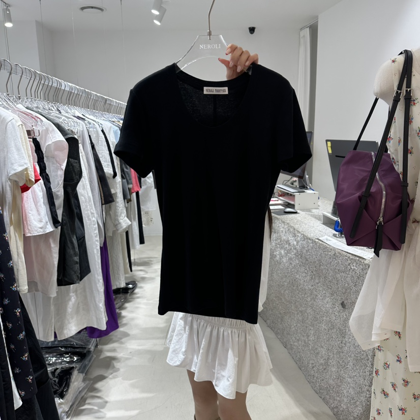 NEROLI 36韓國直郵女裝新款熱賣人氣推薦時尚26夏季休閑T恤NEROLI 36T恤圖色4