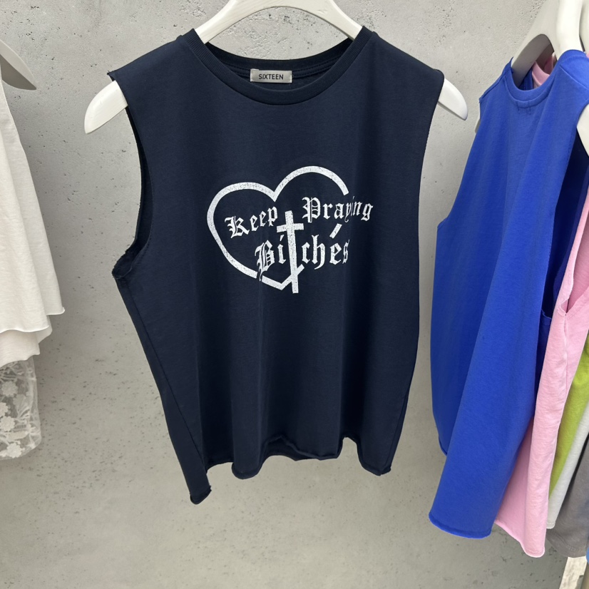 SIXTEEN韓國直郵女裝新品推薦26夏季時尚人氣休閑吊帶背心SIXTEEN吊帶/背心圖色5
