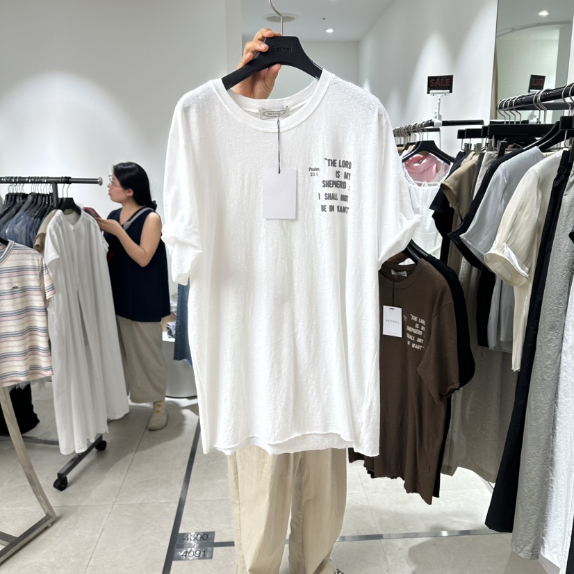 BETHEL韓國直郵女士新品時尚人氣推薦熱賣休閑26夏季T恤BETHELT恤圖色1