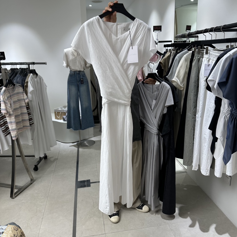 BETHEL韓國直郵女士新品熱賣時尚26夏季休閑人氣連衣裙OPSBETHEL連衣裙圖色1