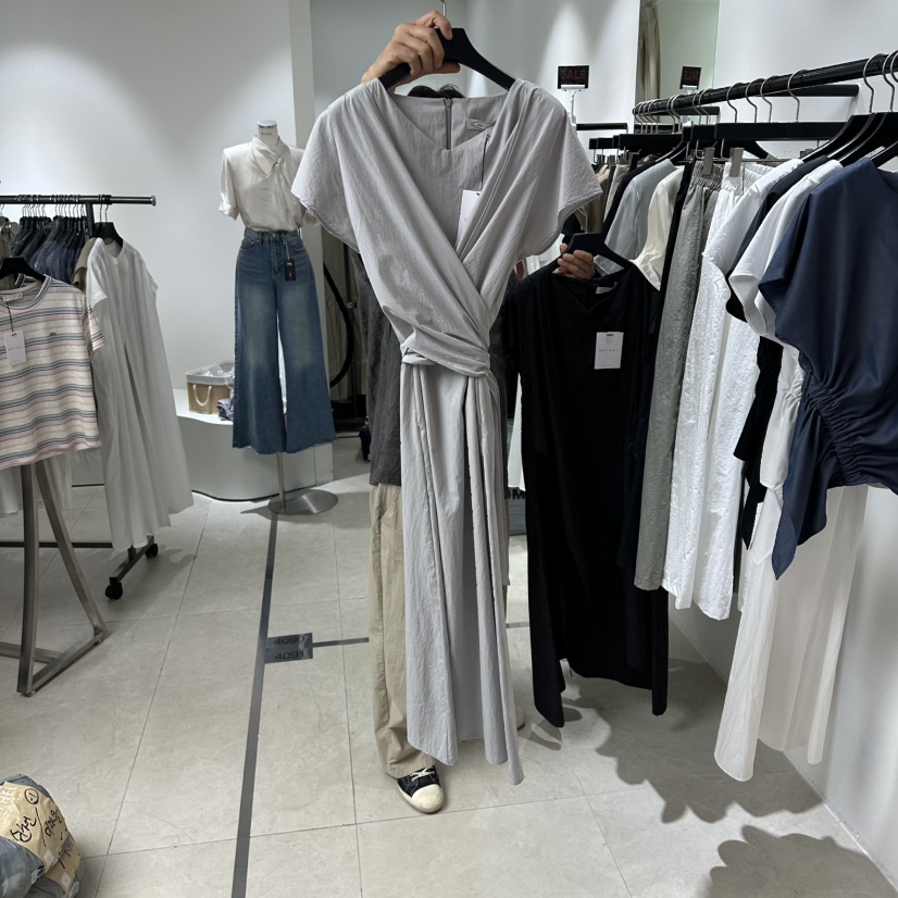 BETHEL韓國直郵女士新品熱賣時尚26夏季休閑人氣連衣裙OPSBETHEL連衣裙圖色2