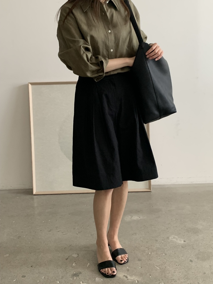 FLAT GARDEN/LA MUETTE/JAMIESTONE韓國直郵女士新品休閑短褲亞麻FLAT GARDEN/LA MUETTE/JAMIESTONE短褲