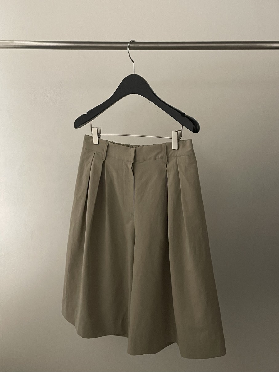 FLAT GARDEN/LA MUETTE/JAMIESTONE韓國直郵女士新品休閑短褲亞麻FLAT GARDEN/LA MUETTE/JAMIESTONE短褲圖色2