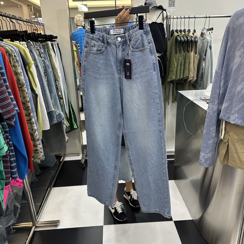 LADYBLACK/THE BLACK韓國東大門代購女士新品時尚牛仔褲LADYBLACK/THE BLACK牛仔褲圖色1
