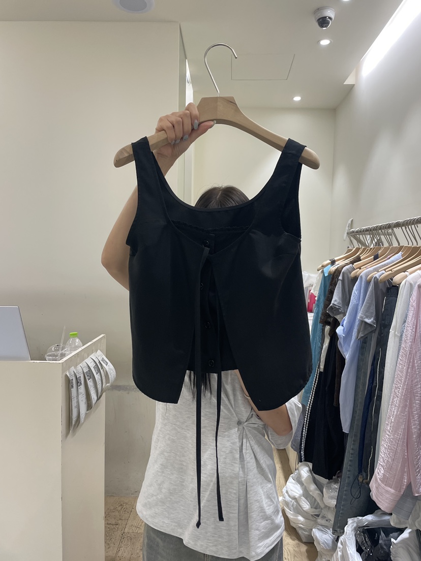 FLOWER-L韓國東大門直郵女裝新品時尚熱賣人氣休閑吊帶背心FLOWER-L吊帶/背心圖色2