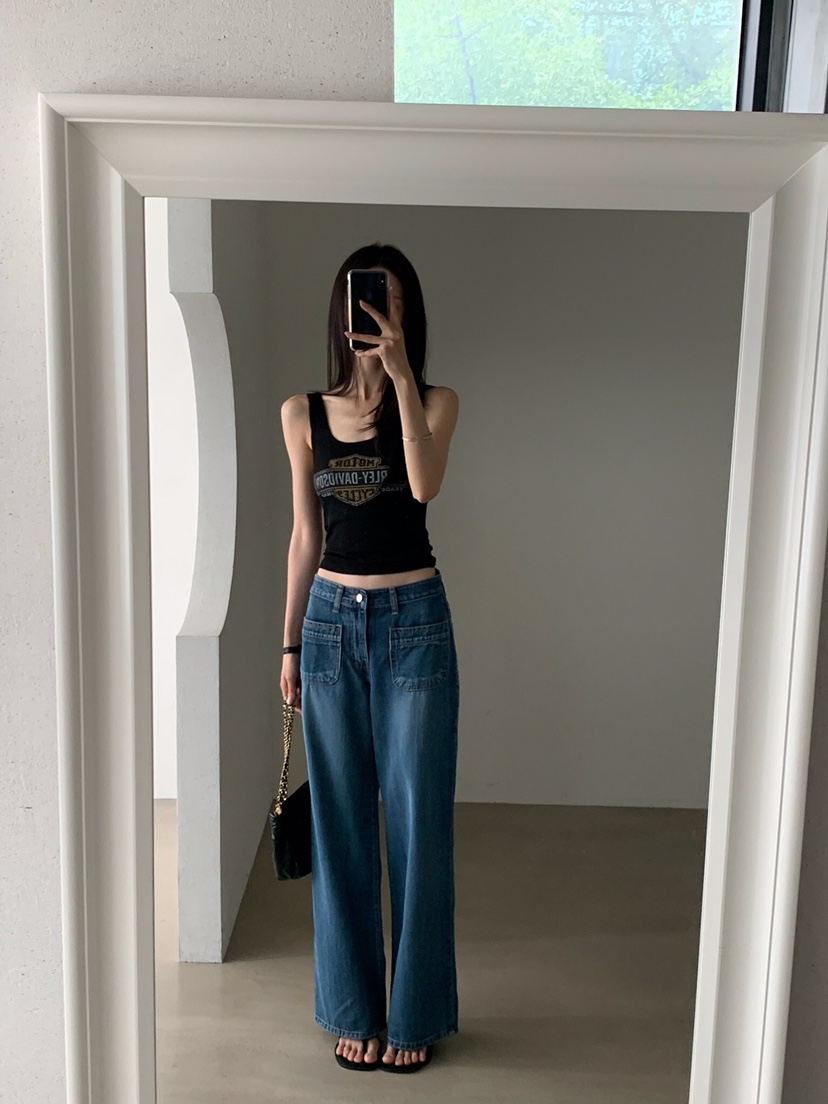 VERANDA韓國直郵女士新品熱賣休閑時尚26夏季吊帶背心無袖VERANDA吊帶/背心