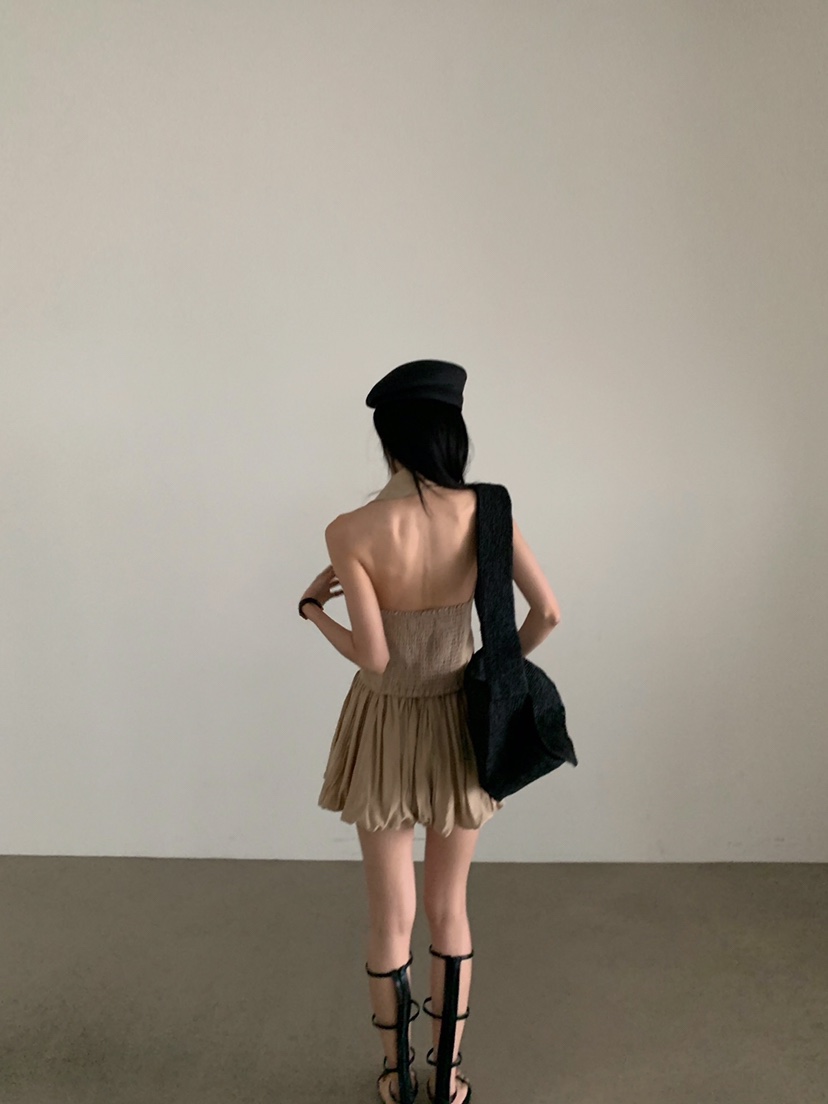 VERANDA韓國直郵實拍女士新品時尚熱賣推薦人氣休閑吊帶背心VERANDA吊帶/背心