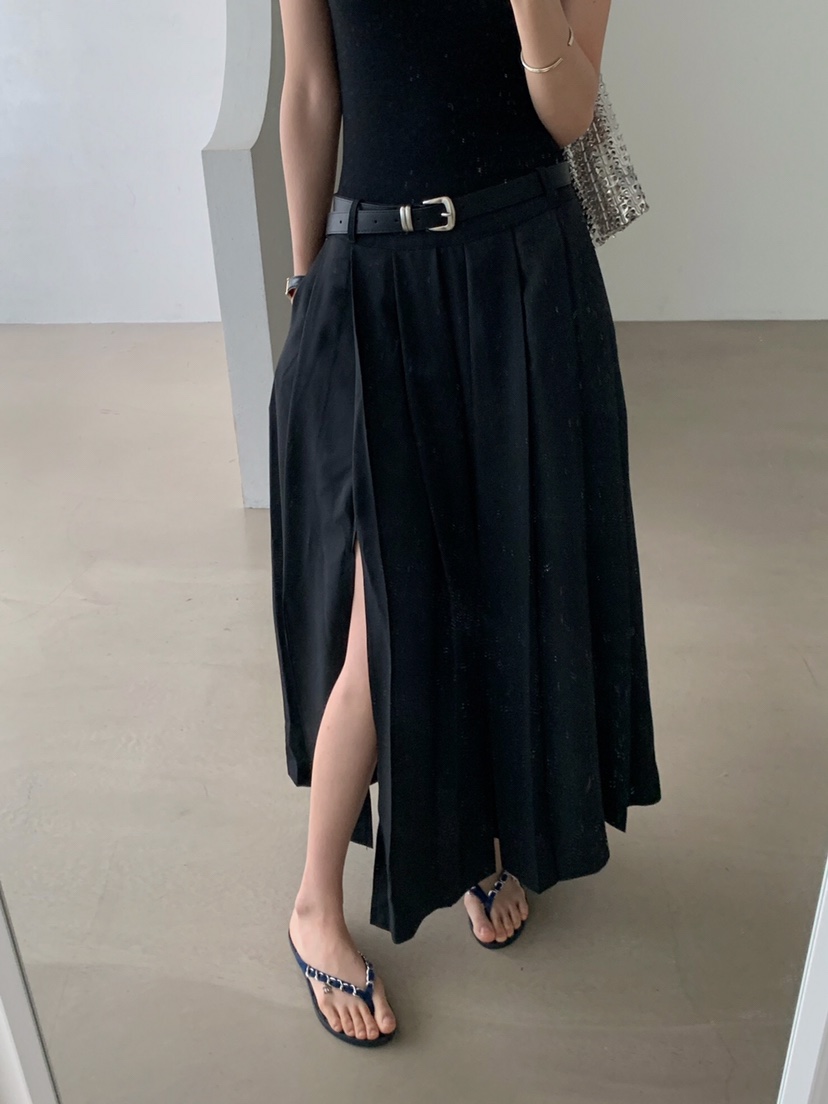 VERANDA韓國東大門直郵女裝新品時尚人氣休閑連衣裙褶裥無袖VERANDA連衣裙