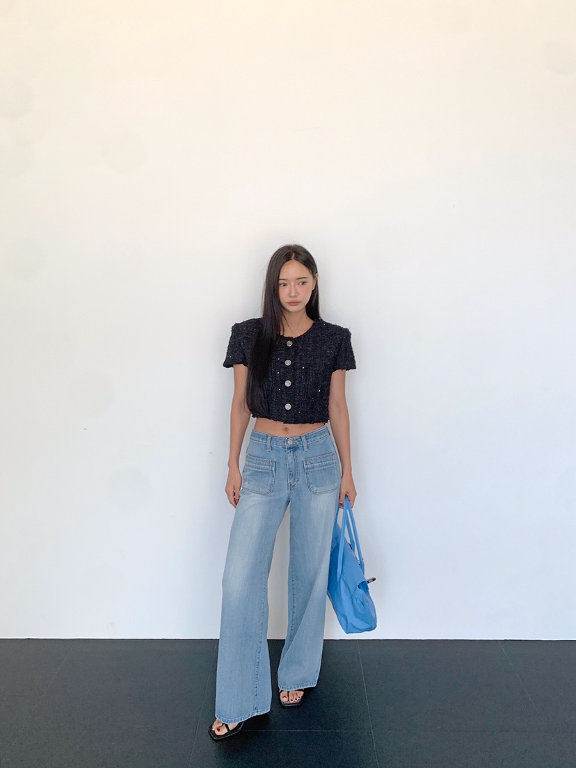 VERANDA韓國直郵女裝新品26夏季熱賣推薦時尚人氣夾克粗花呢VERANDA夾克