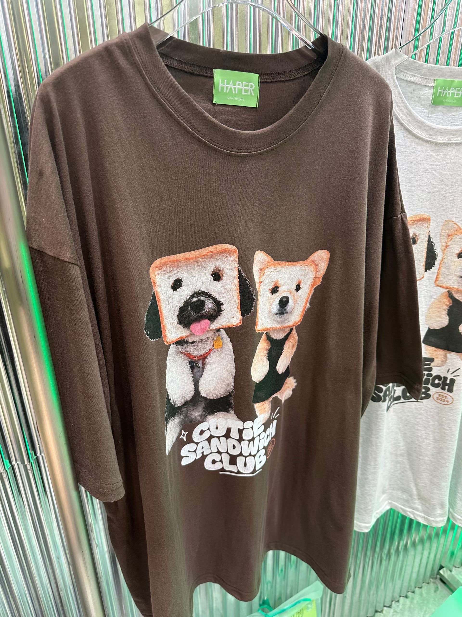 HAPER/COME OPEN韓國直郵實拍女裝新品26夏季時尚推薦T恤HAPER/COME OPENT恤圖色1