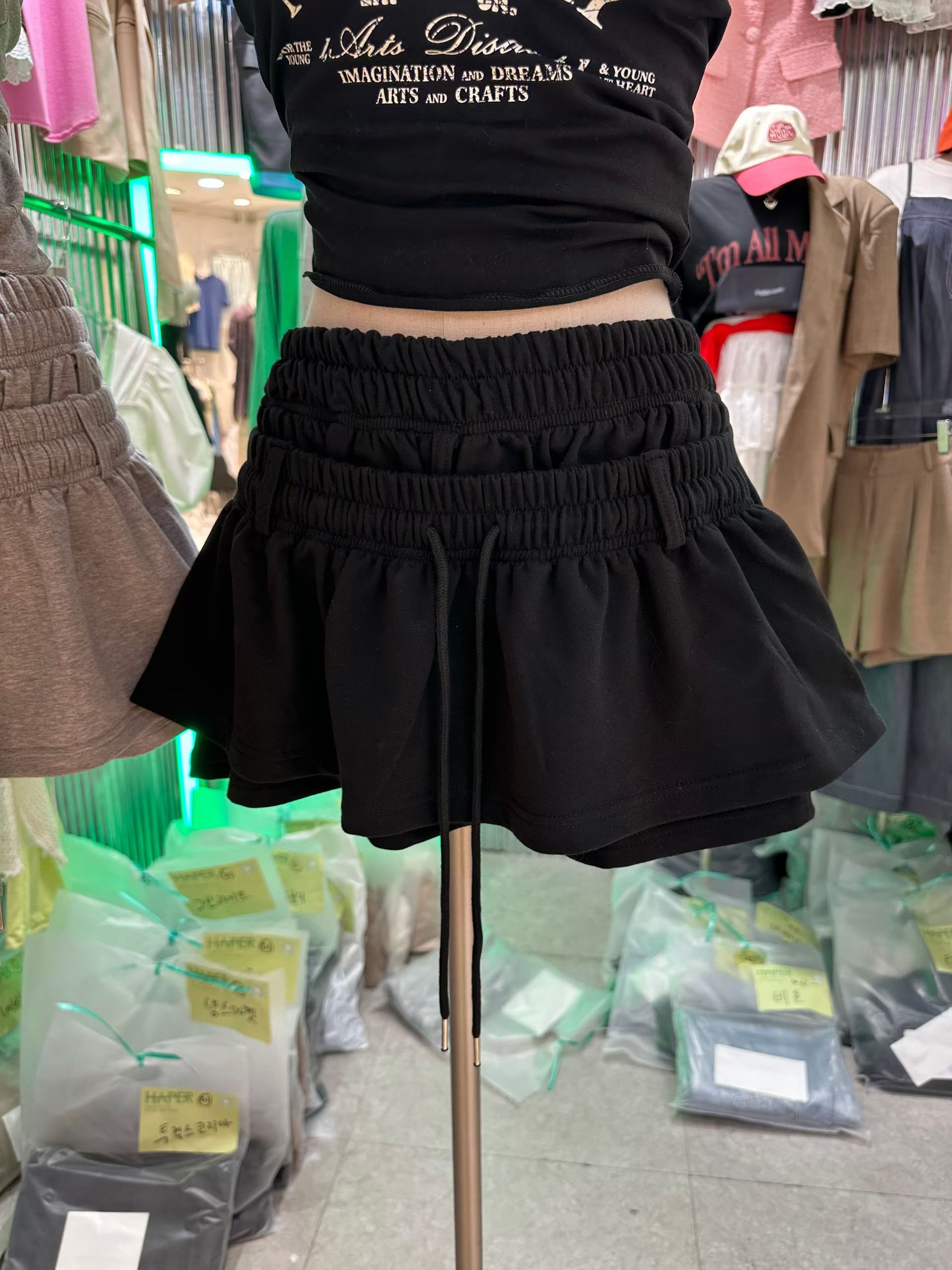 HAPER/COME OPEN韓國直郵女裝新品人氣26夏季熱賣休閑短裙HAPER/COME OPEN短裙圖色2