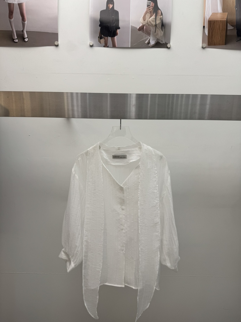 AMOOD韓國東大門直郵女士新品熱賣推薦人氣時尚襯衫蕾絲衫AMOOD襯衫/蕾絲衫圖色1