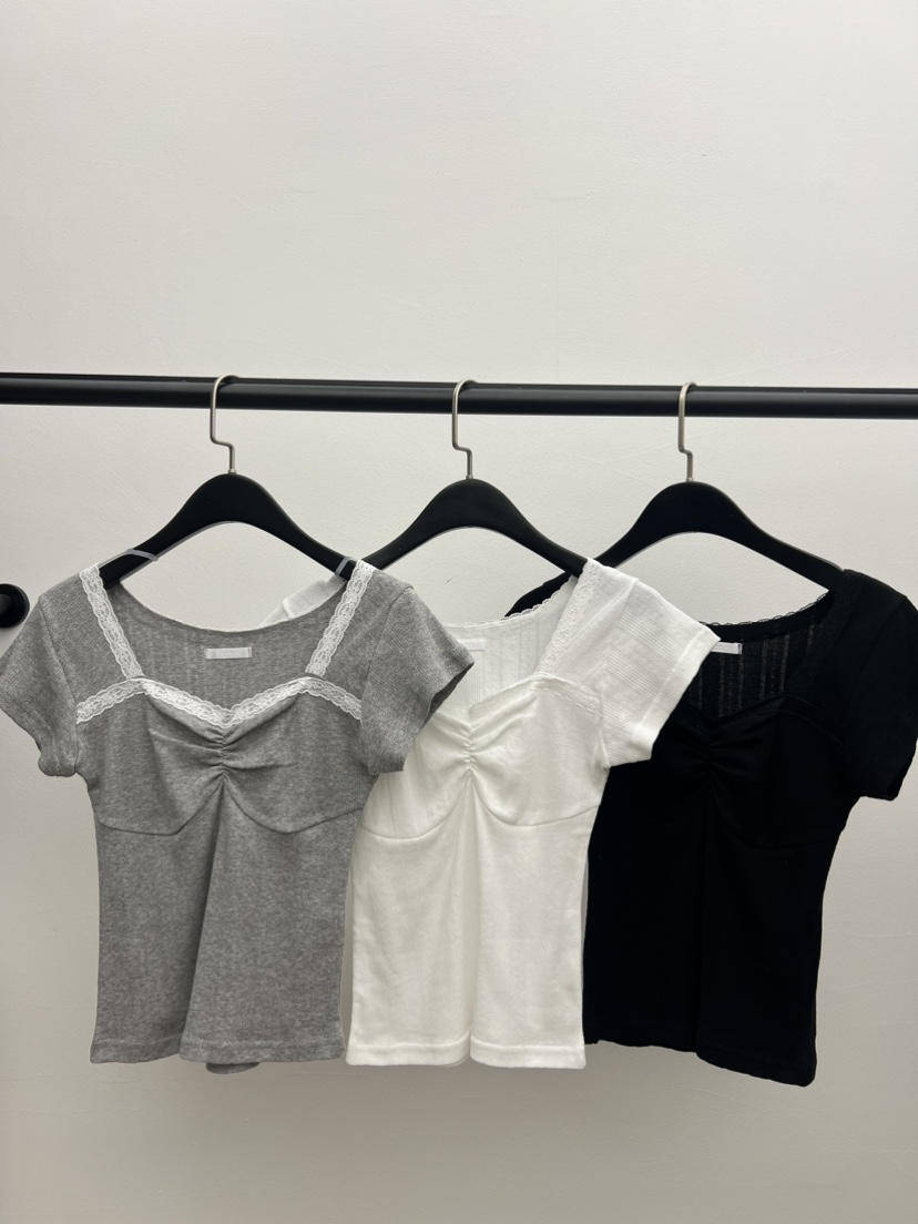 BLACK PIG/BERTO東大門實拍韓國女士新品26夏季熱賣T恤BLACK PIG/BERTOT恤