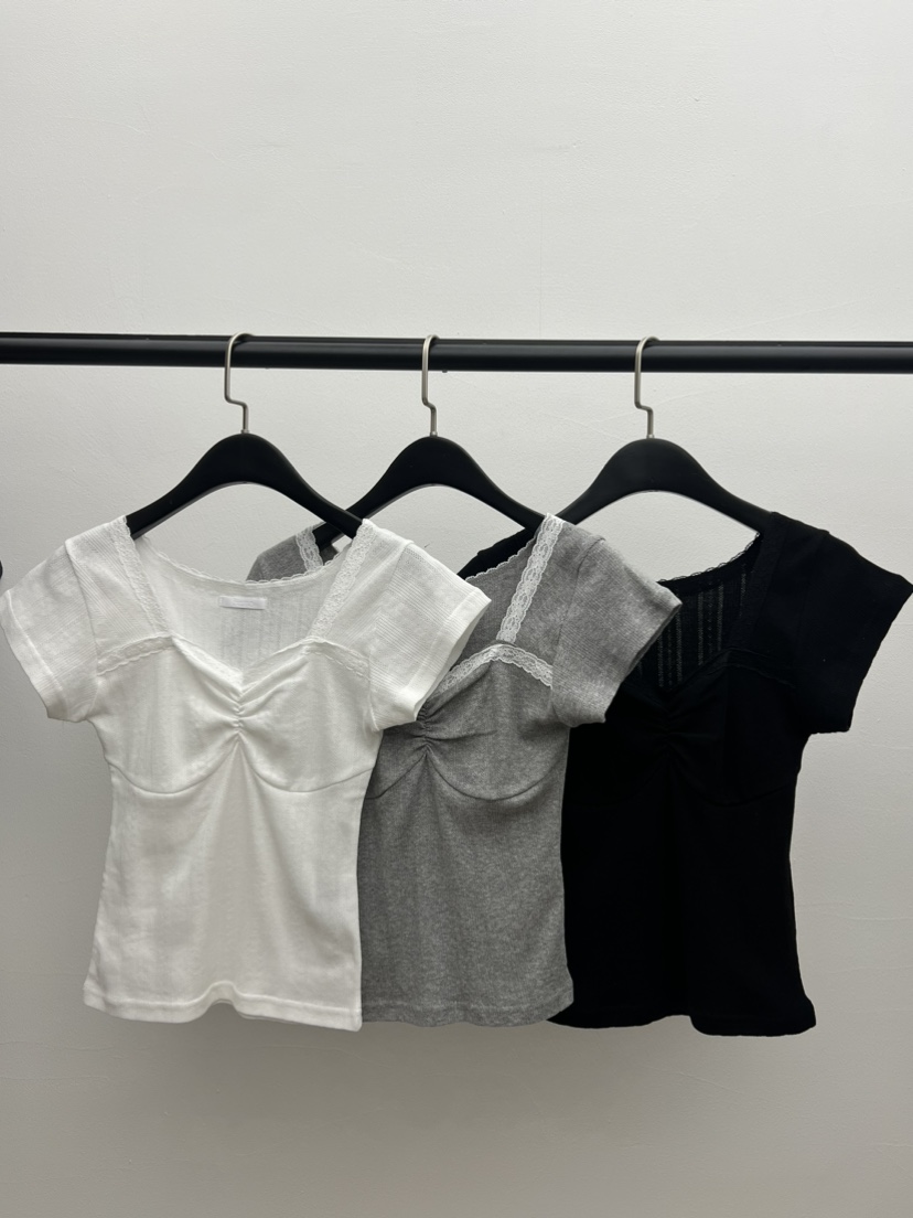 BLACK PIG/BERTO東大門實拍韓國女士新品26夏季熱賣T恤BLACK PIG/BERTOT恤