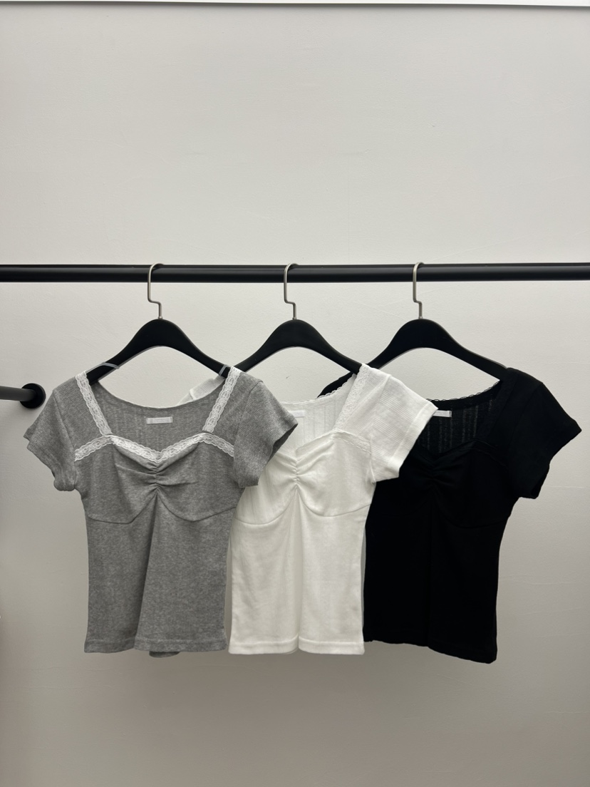 BLACK PIG/BERTO東大門實拍韓國女士新品26夏季熱賣T恤BLACK PIG/BERTOT恤
