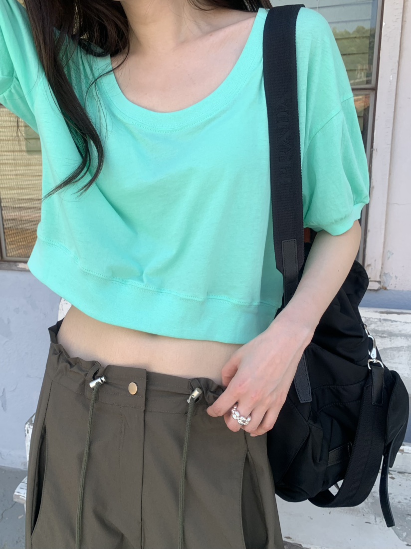 LE AVE韓國直郵女裝新款推薦熱賣休閑人氣時尚26夏季T恤LE AVET恤
