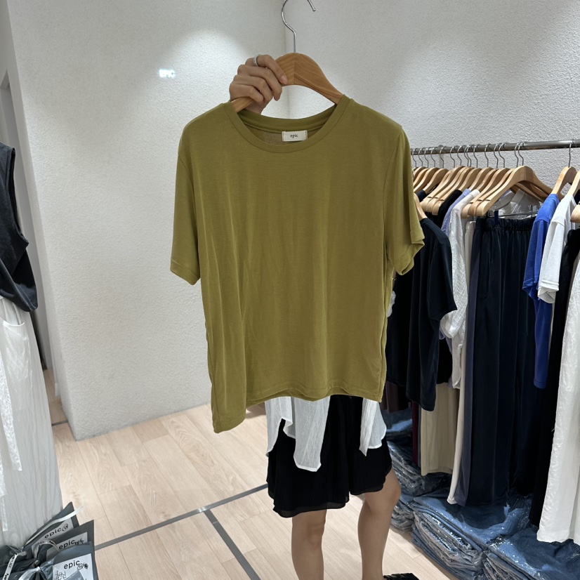 EPIC-S韓國代購女士新品時尚休閑26夏季人氣熱賣T恤莫代爾EPIC-ST恤圖色3