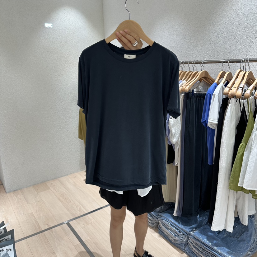 EPIC-S韓國代購女士新品時尚休閑26夏季人氣熱賣T恤莫代爾EPIC-ST恤圖色4