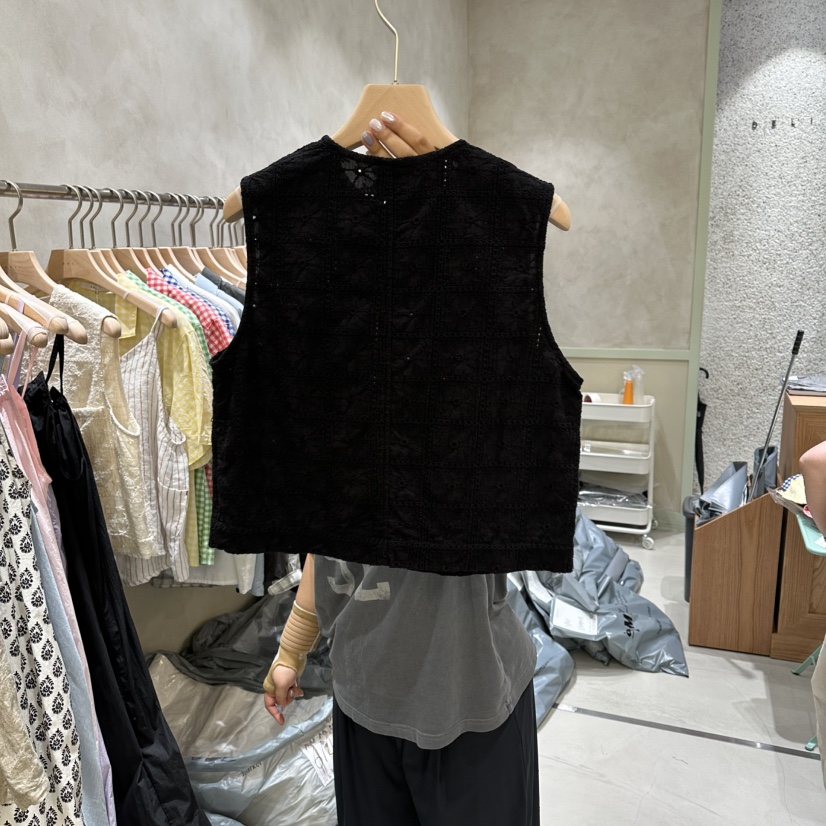 DELI JENNY韓國直郵女裝新品休閑人氣熱賣時尚26夏季馬甲DELI JENNY馬甲