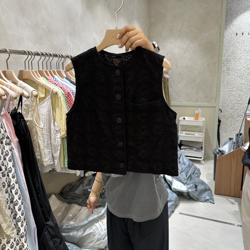 DELI JENNY韓國直郵女裝新品休閑人氣熱賣時尚26夏季馬甲DELI JENNY馬甲圖色2