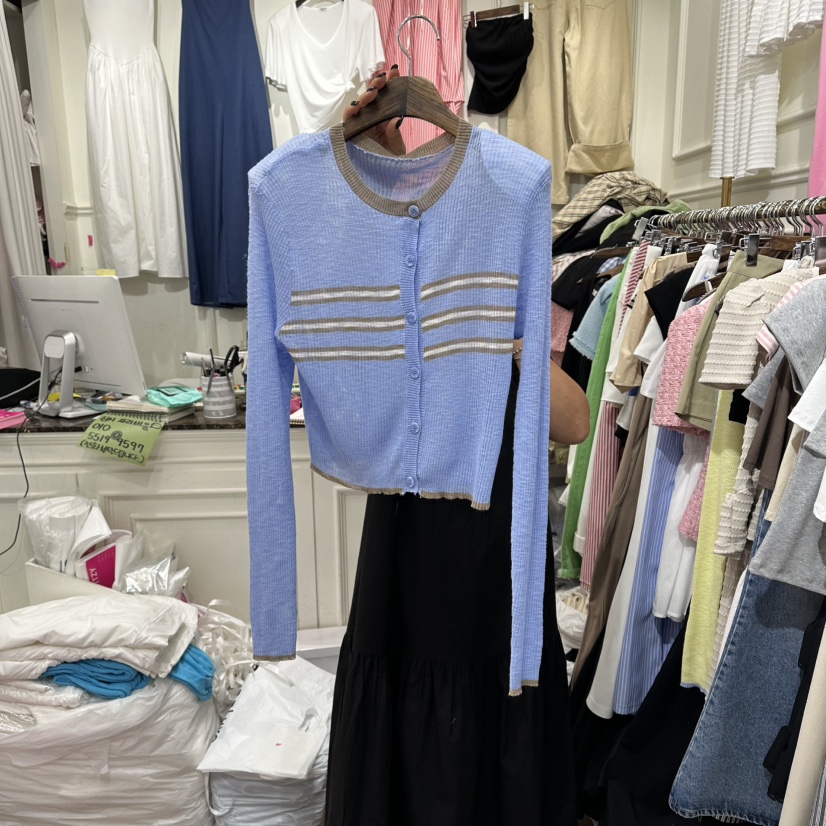 J.RITZY韓國代購女士新款人氣推薦26夏季針織衫羊毛開襟J.RITZY針織衫圖色4