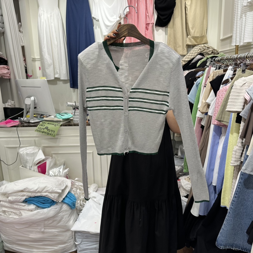 J.RITZY韓國代購女士新款人氣推薦26夏季針織衫羊毛開襟J.RITZY針織衫圖色5
