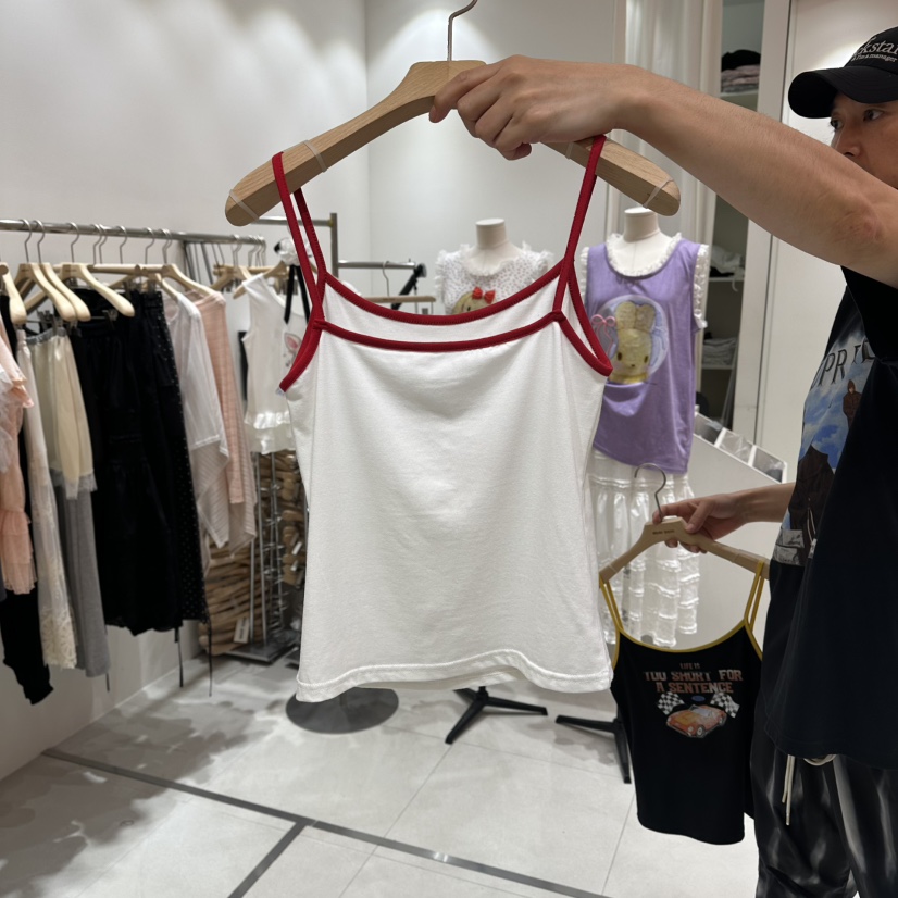 MINI UNNI韓國代購女士新品時尚人氣26夏季推薦吊帶背心MINI UNNI吊帶/背心