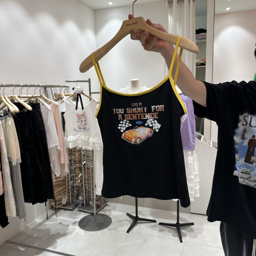 MINI UNNI韓國代購女士新品時尚人氣26夏季推薦吊帶背心MINI UNNI吊帶/背心圖色3