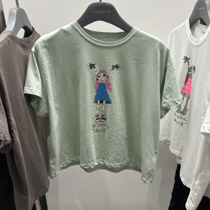 TARABY MOTION韓國直郵實拍女士新款休閑時尚人氣推薦T恤TARABY MOTIONT恤圖色2