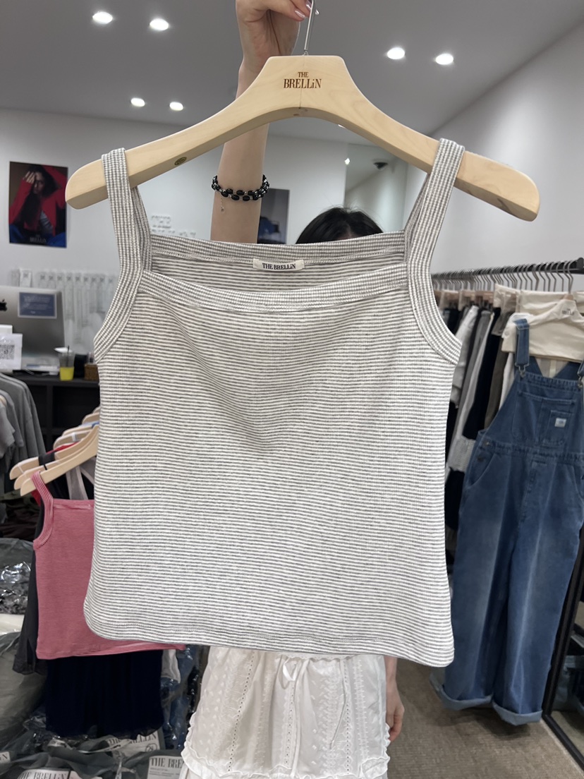BRELLIN韓國東大門代購女裝新品時尚26夏季休閑吊帶背心無袖BRELLIN吊帶/背心圖色3