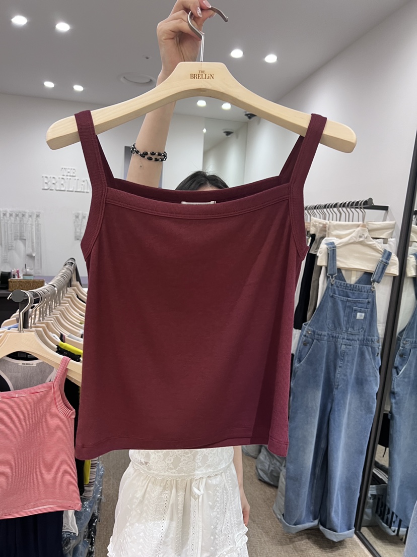 BRELLIN韓國東大門代購女裝新品時尚26夏季休閑吊帶背心無袖BRELLIN吊帶/背心圖色5