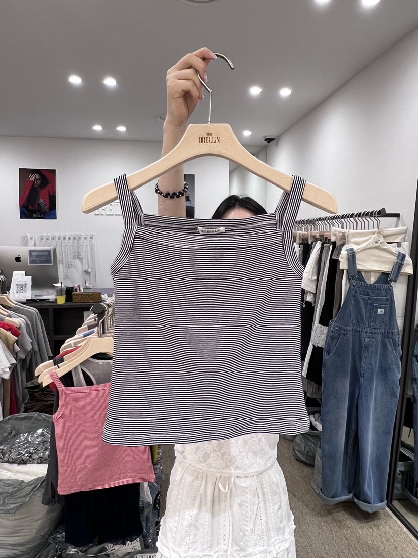 BRELLIN韓國東大門代購女裝新品時尚26夏季休閑吊帶背心無袖BRELLIN吊帶/背心圖色6