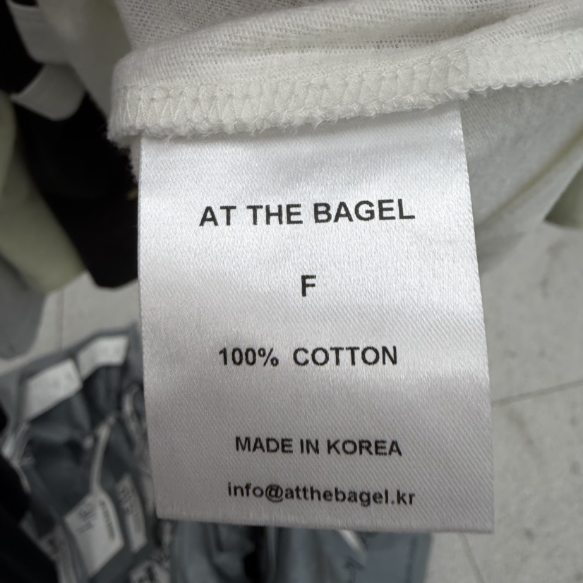 AT THE BAGEL東大門實拍韓國女士新款26夏季人氣時尚T恤AT THE BAGELT恤