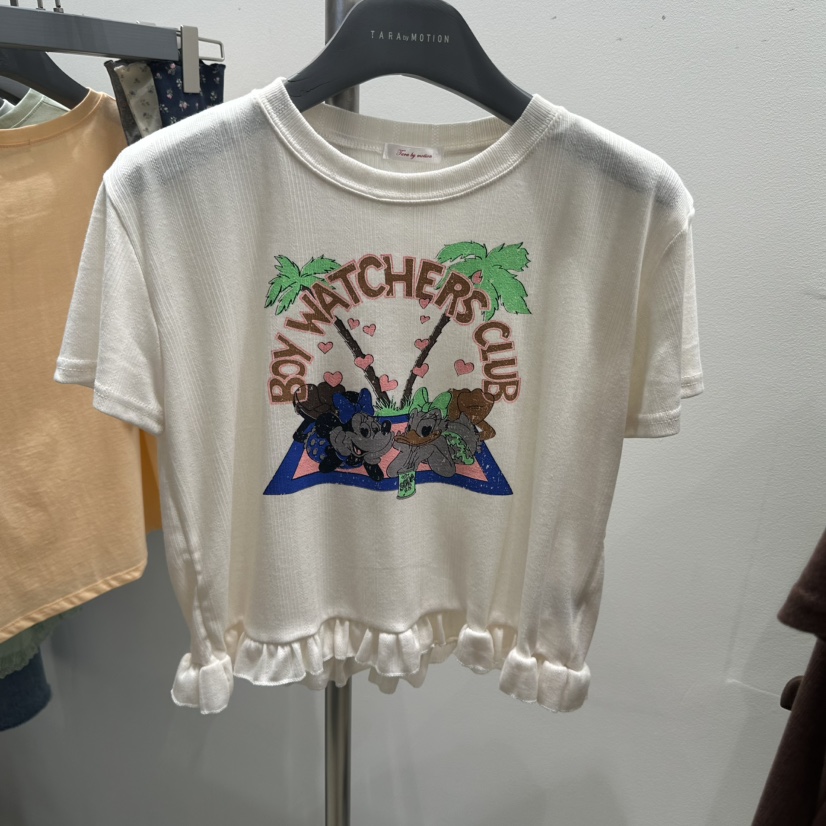 TARABY MOTION韓國東大門直郵女士新品休閑推薦人氣時尚T恤TARABY MOTIONT恤圖色1