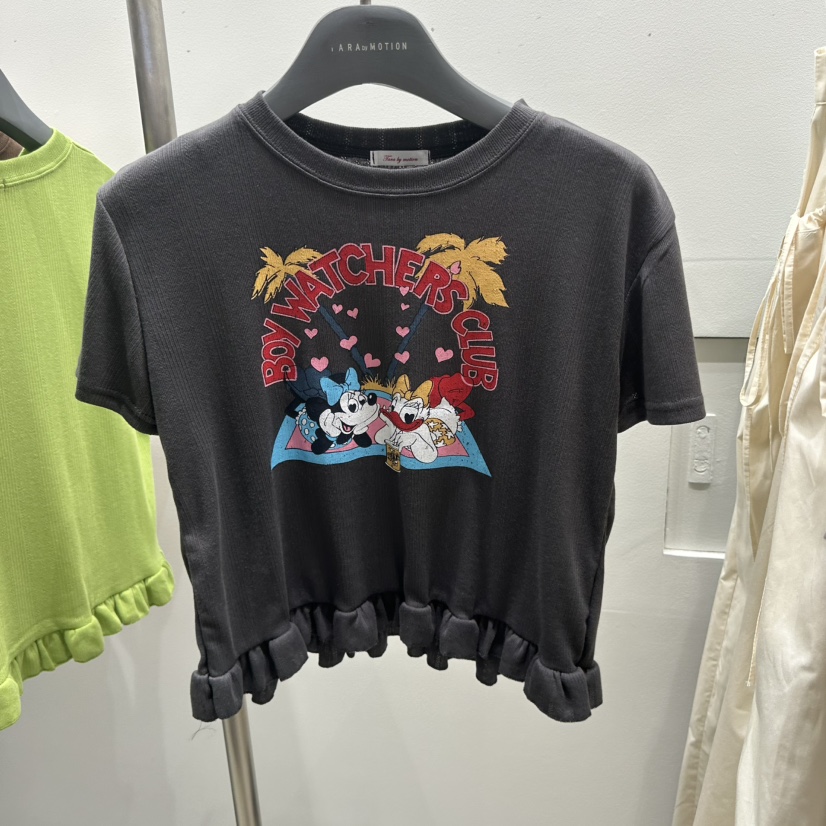 TARABY MOTION韓國東大門直郵女士新品休閑推薦人氣時尚T恤TARABY MOTIONT恤圖色4