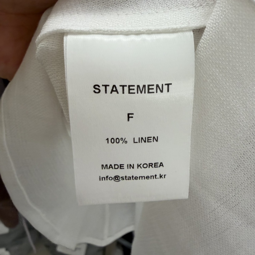 STATEMENT東大門實拍韓國女士新品推薦26夏季休閑襯衫蕾絲衫STATEMENT襯衫/蕾絲衫