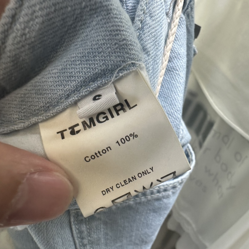 TOMGIRL韓國東大門代購女士新品人氣休閑牛仔褲含腰繩天絲TOMGIRL牛仔褲