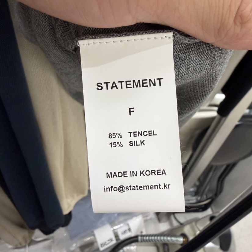 STATEMENT韓國直郵女裝新品人氣推薦26夏季時尚熱賣針織衫STATEMENT針織衫