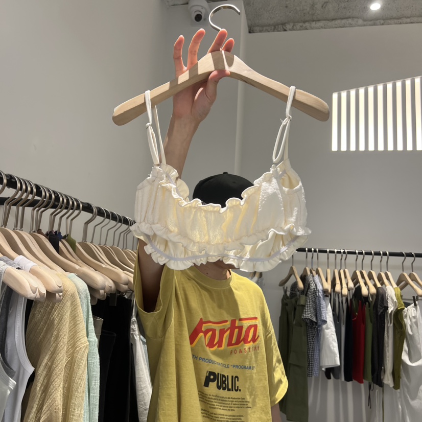PLATE韓國直郵女士新品熱賣26夏季休閑推薦時尚人氣吊帶背心ANOTHER PLATE MOOD WEAR吊帶/背心