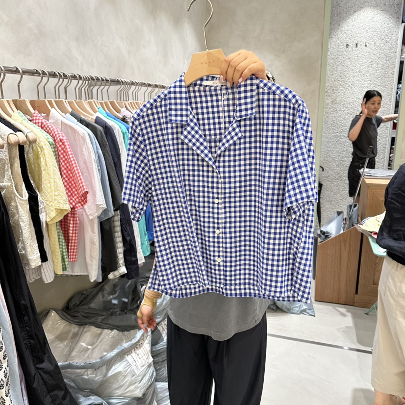DELI JENNY韓國東大門代購女裝新品休閑人氣推薦襯衫蕾絲衫DELI JENNY襯衫/蕾絲衫圖色4
