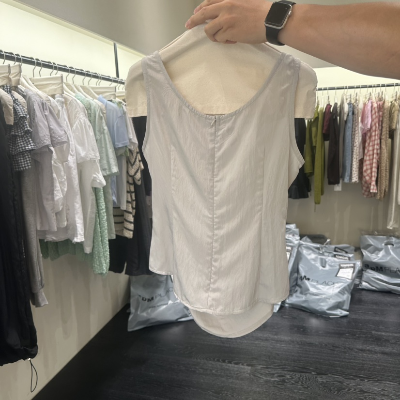 TOMGIRL韓國直郵實拍女士新品人氣休閑推薦時尚熱賣吊帶背心TOMGIRL吊帶/背心