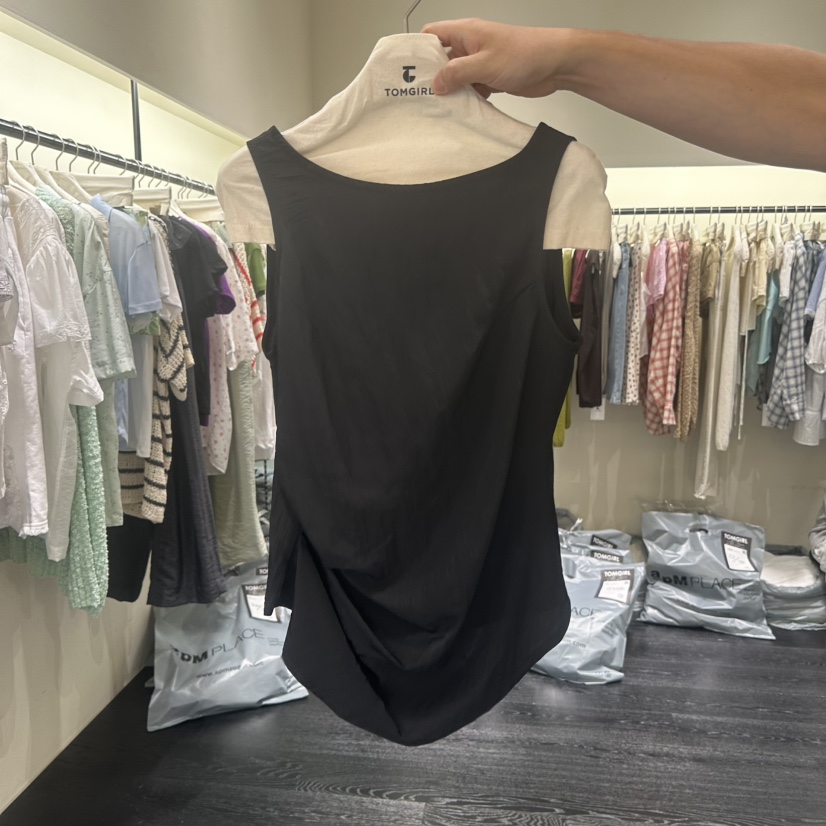 TOMGIRL韓國直郵實拍女士新品人氣休閑推薦時尚熱賣吊帶背心TOMGIRL吊帶/背心圖色2
