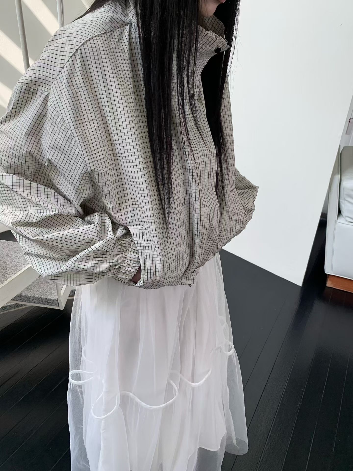 UNSANE東大門實拍韓國女士新款26夏季時尚人氣熱賣休閑夾克UNSANE夾克