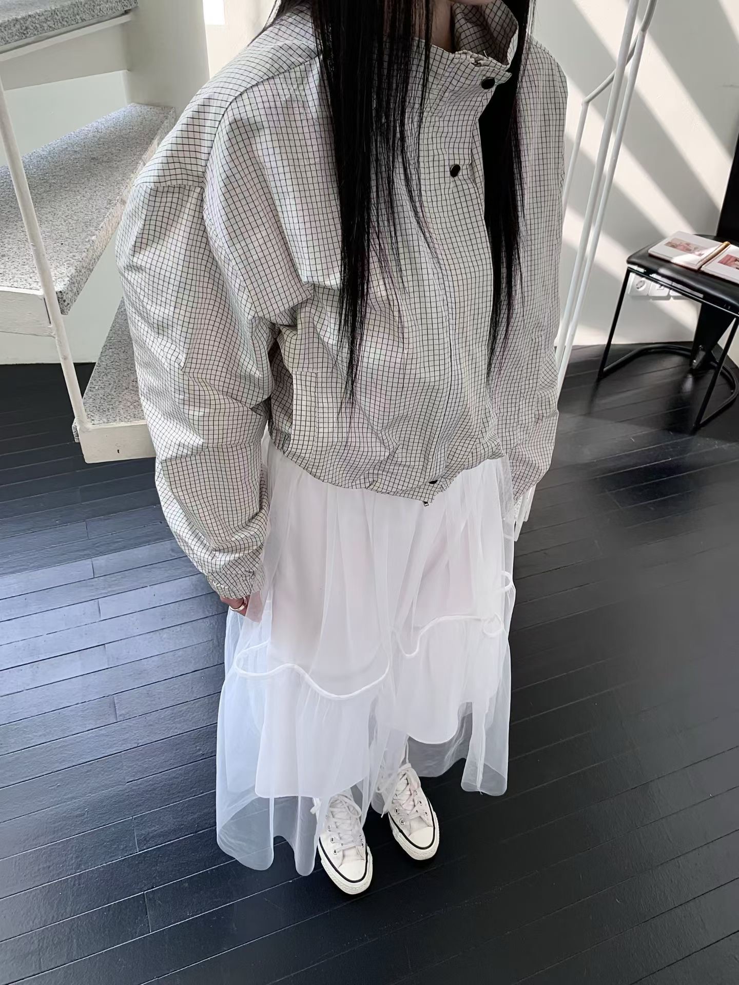 UNSANE東大門實拍韓國女士新款26夏季時尚人氣熱賣休閑夾克UNSANE夾克