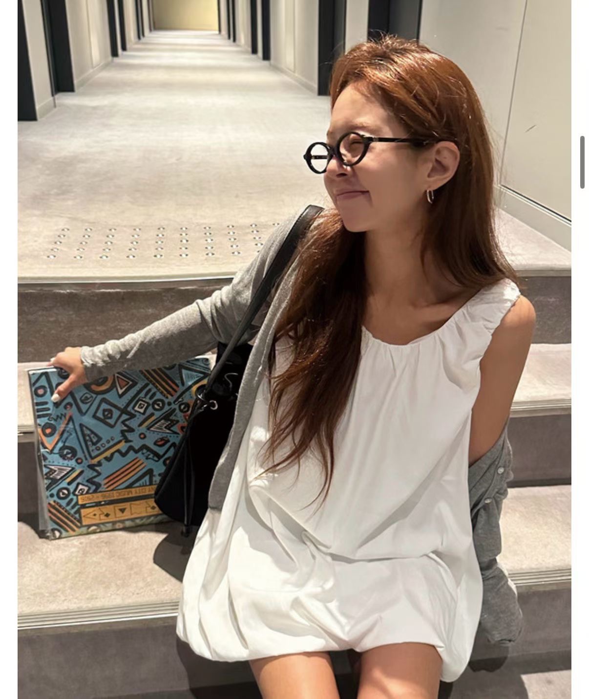 UNSANE韓國東大門代購女士新品26夏季人氣熱賣時尚連衣裙UNSANE連衣裙