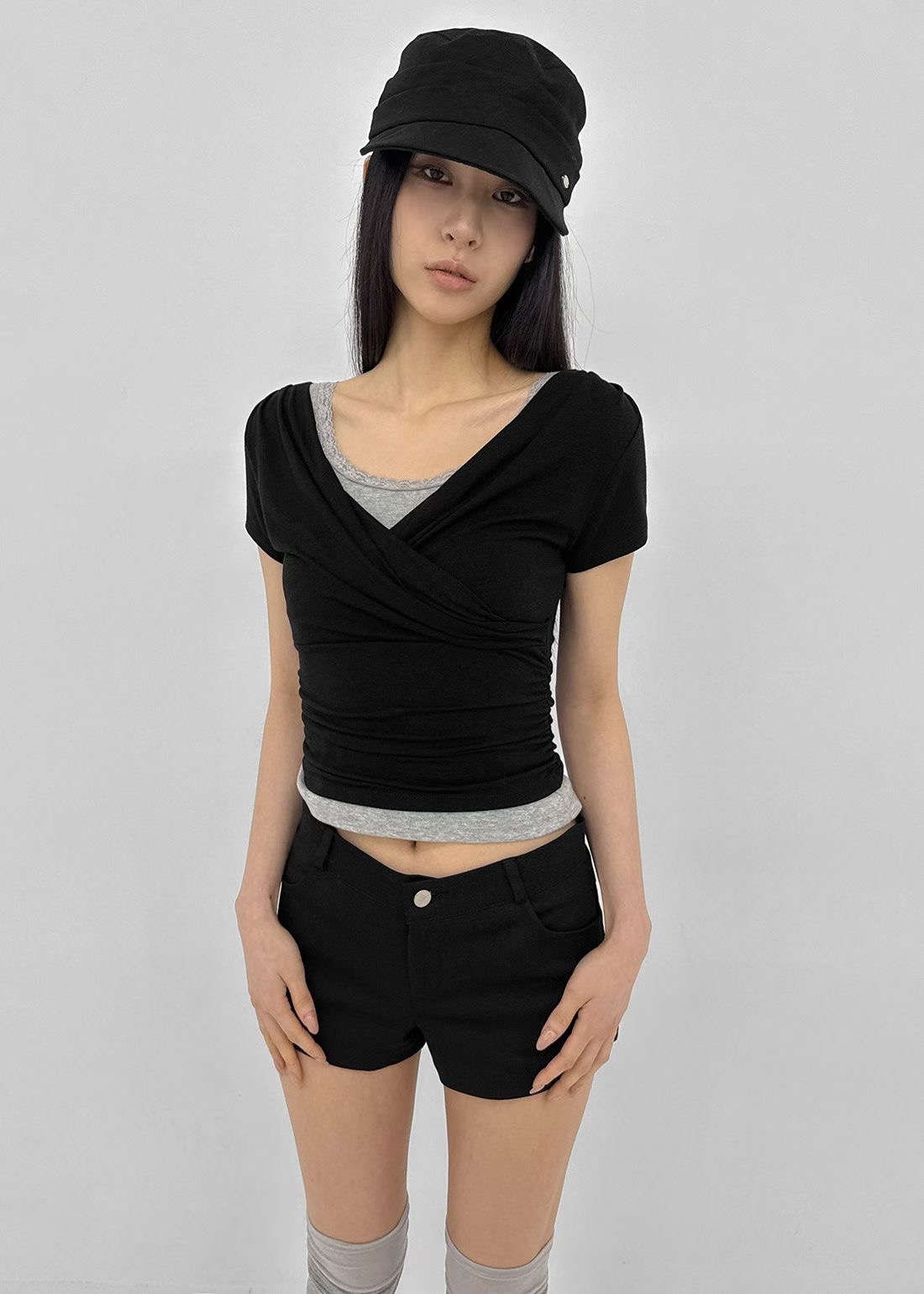 UNSANE東大門實拍韓國女士新款熱賣26夏季推薦人氣休閑短褲UNSANE短褲
